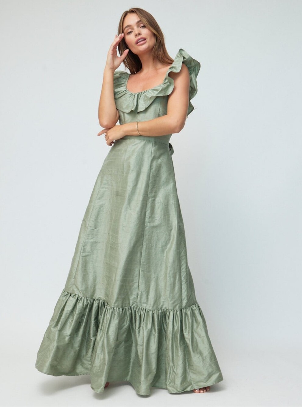 Louise New York The Camille Dress in Sage